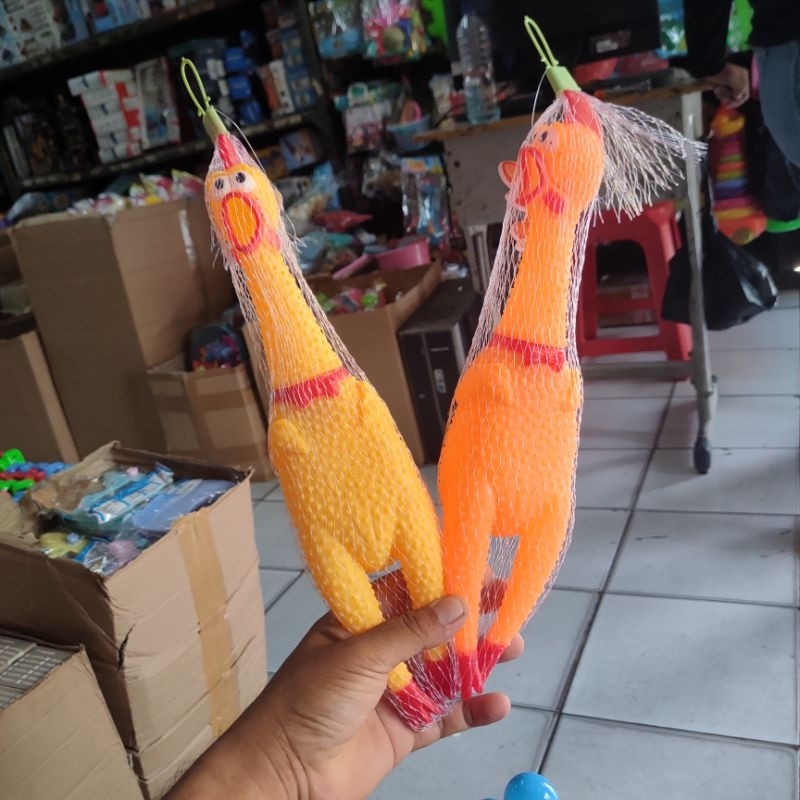 ready stok mainan anak ayam ngok ngok ayak pencet kokok