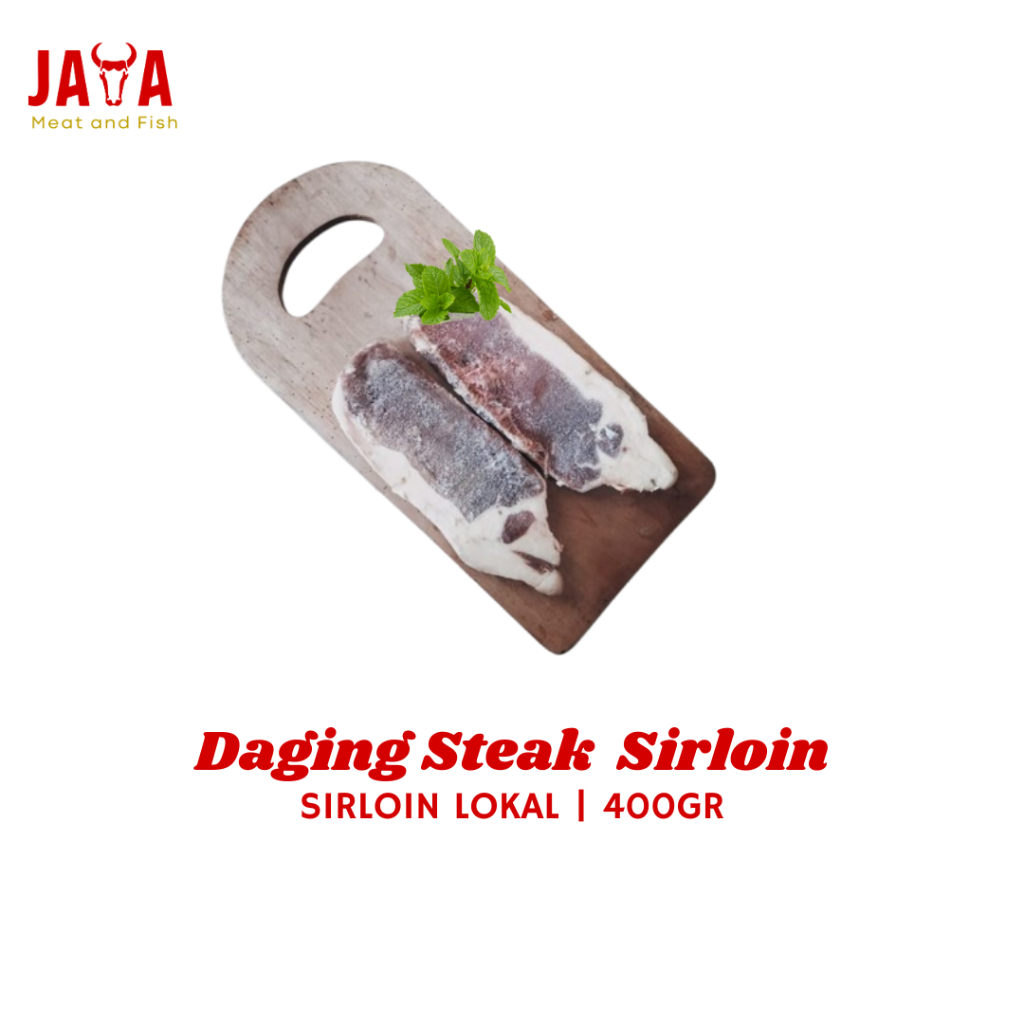 

Daging Sirloin Steak | Sirloin Lokal 400 gr (2 slice)
