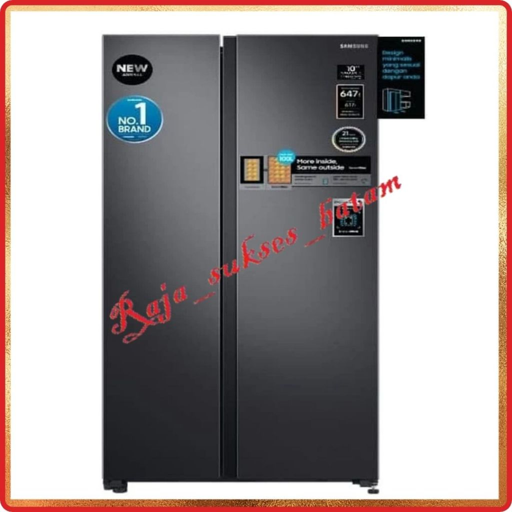 Samsung Kulkas Side By Side, 647 L - RS62R5041B4 batam