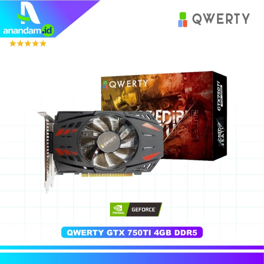 VGA QWERTY GTX750Ti 4GB DDR5 / GTX 750Ti / GTX 750 Ti