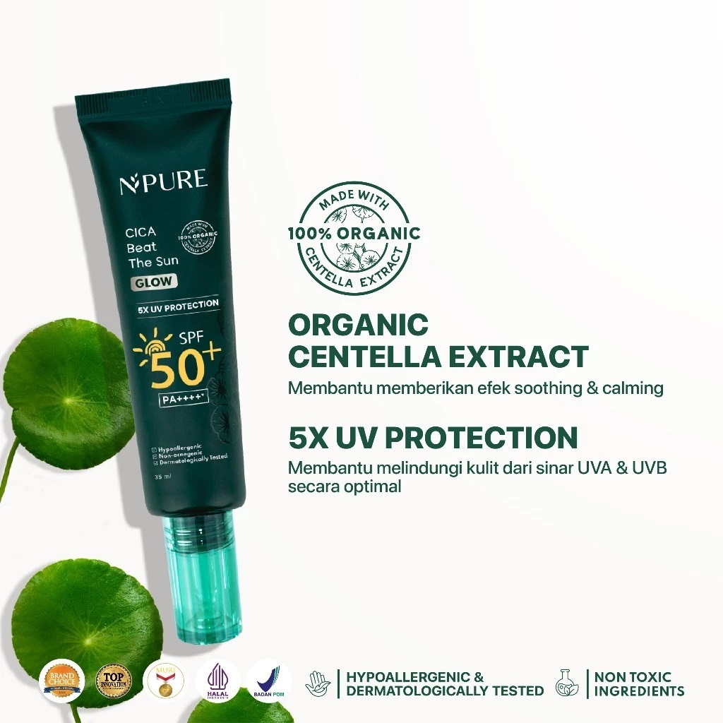 NPURE Sunscreen Cica Beat The Sun