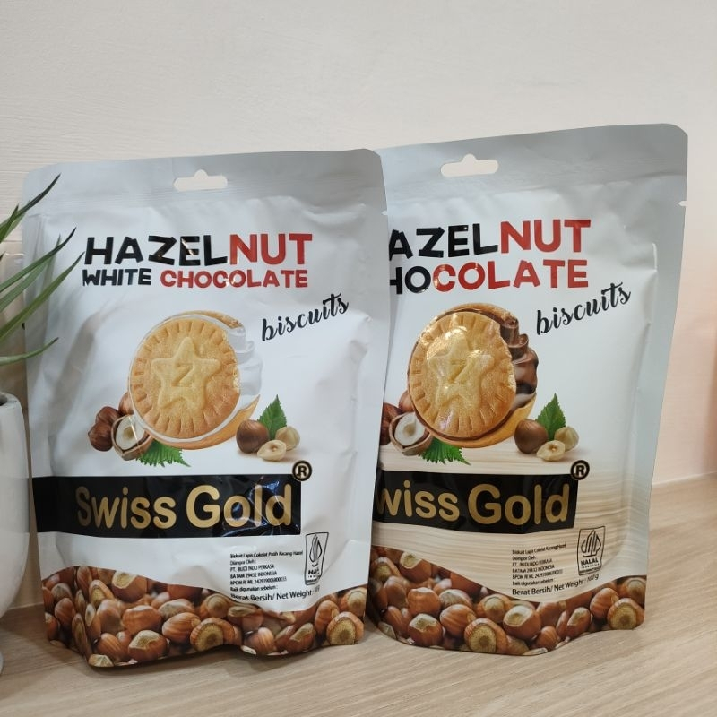 

pekanbaru / swiss gold chocolate hazelnut white choco cokelat coklat putih biscuits biscuit biskuit