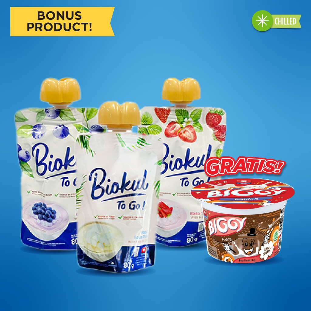 

BUY 3 BIOKUL YOGHURT TO GO FREE BIGGY PUDING