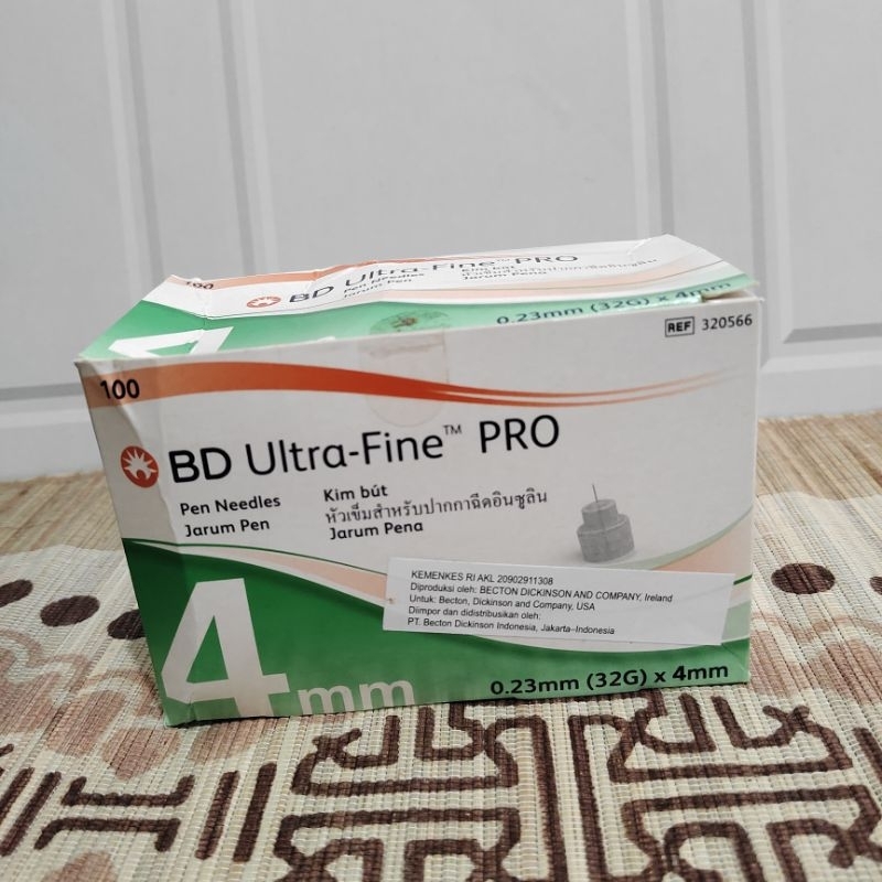Jarum Insulin BD Microfine 32G Hijau (0,23×4mm)/ BD Ultrafine Pro Hijau Harga PerPcs