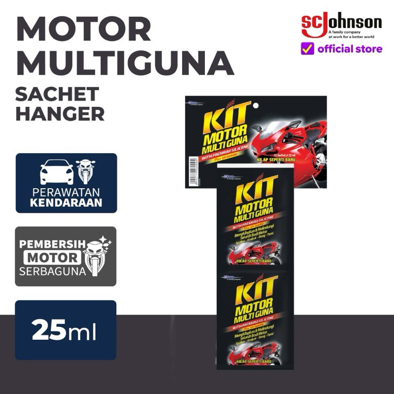 KIT MOTOR SACHET MULTIGUNA SASET 25ML
