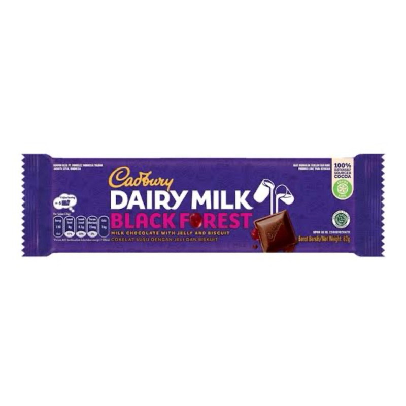 

CADBURY DAIRY MILK BLACKFOREST 62 GR