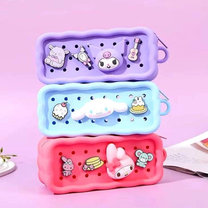 

Kotak Pensil Silikon Sanrio Pensil Case Kartun Tempat Pensil Karakter Lucu