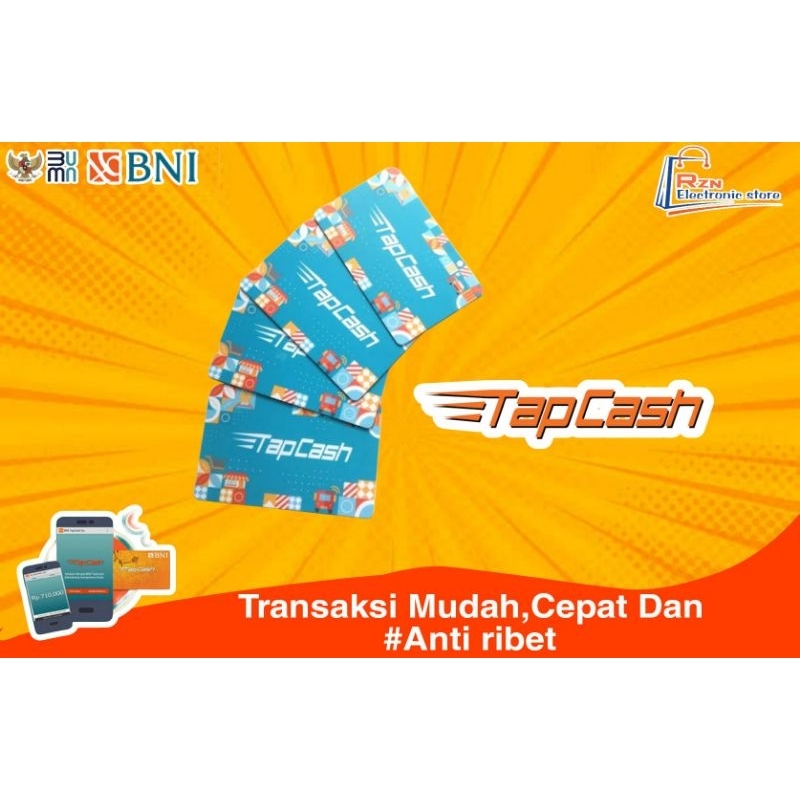 Kartu Etoll Tapcash BNI 2024 / Kartu KAI,LRT,MRT dan Busway