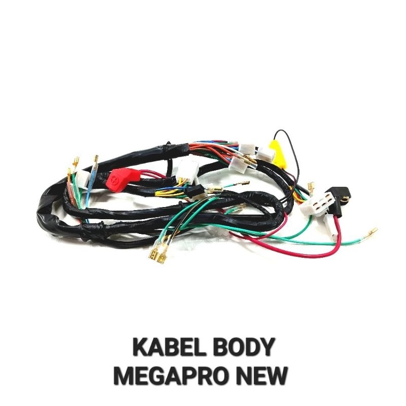 Kabel Body Mega Pro New - Cable Cabel Tali Seling Harness Wire Body Bodi Utama Set Komplit Honda Meg