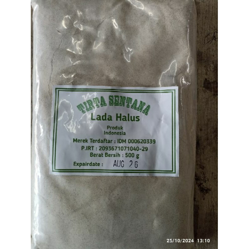 

Lada Bubuk Merica Halus Tirta Sentana 500gr