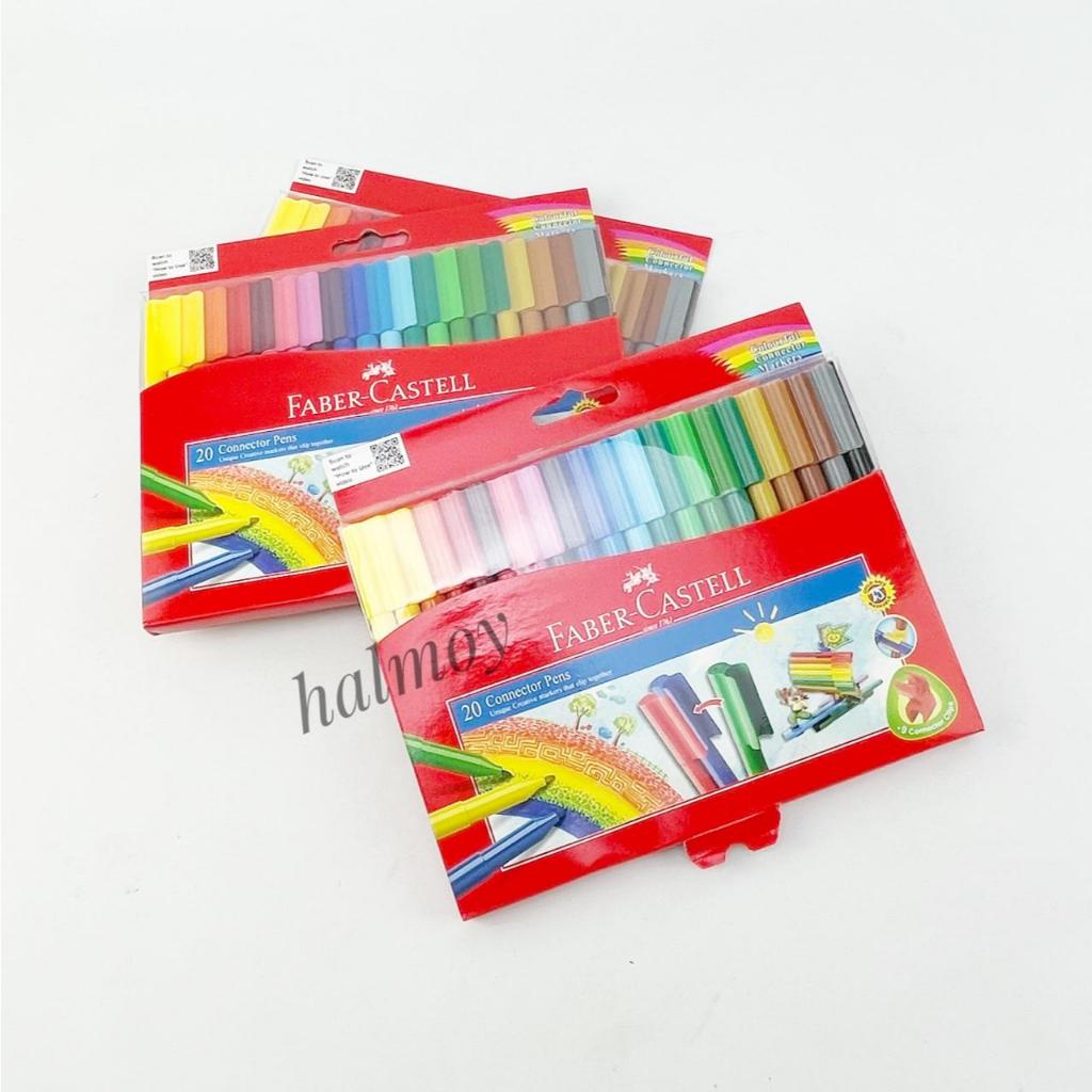

SPIDOL / CONNECTOR PENS FABER CASTELL 20 WARNA