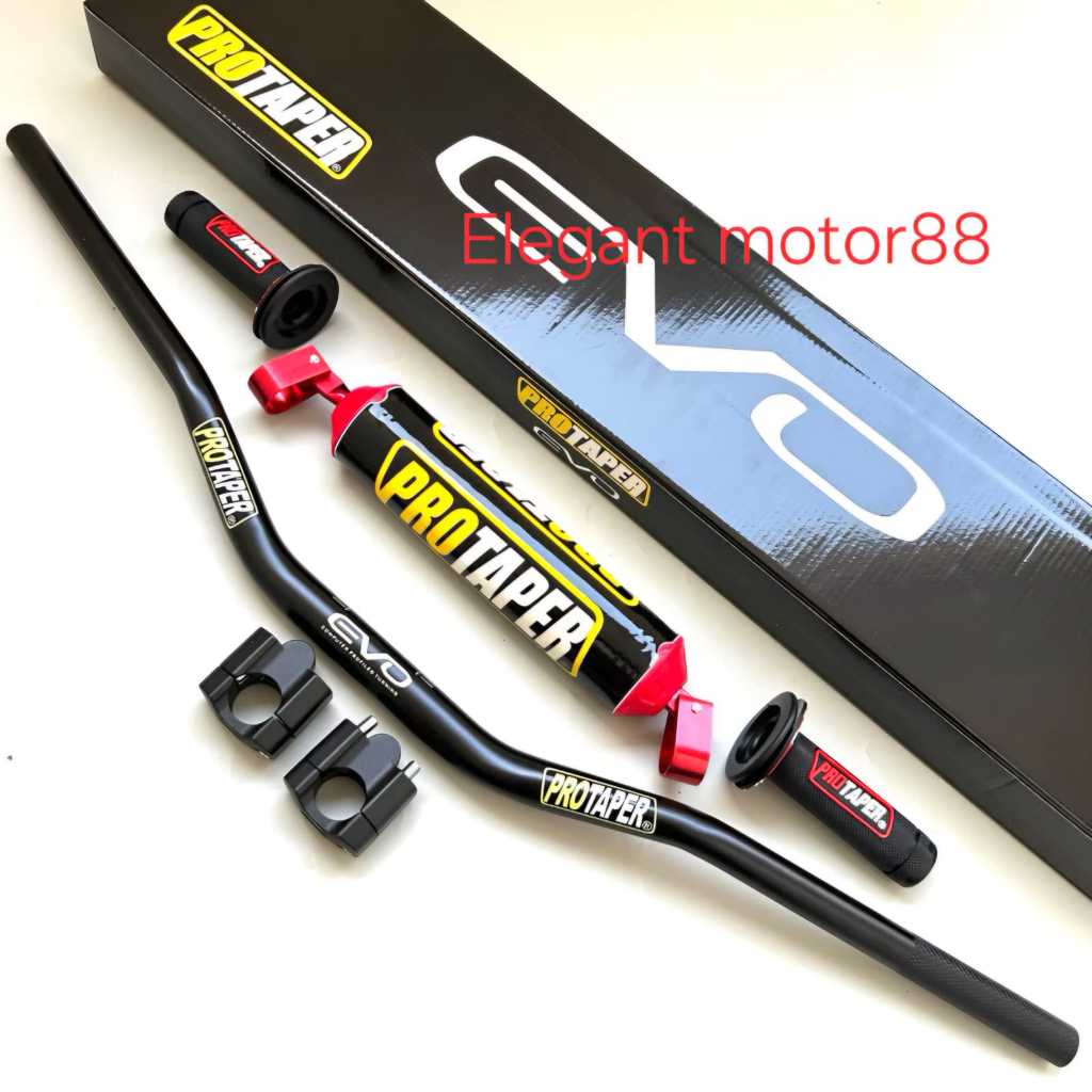 IK3 Stang / Stir Fatbar Protaper Evo Low Set Raiser + Busa Palang Stang + Handgrip Protaper CRF 150L