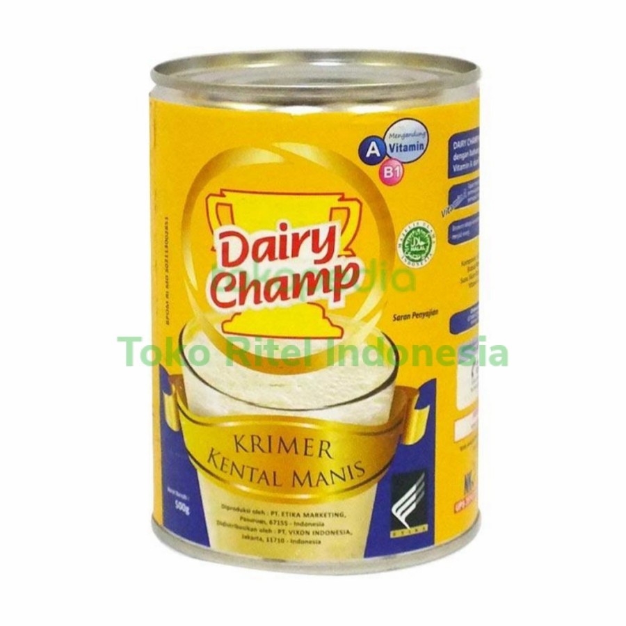 susu  kaleng dairy champ  kental manis