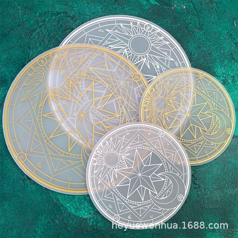 

Cutting mat bulat cantik magic bintang star alas cutter journaling