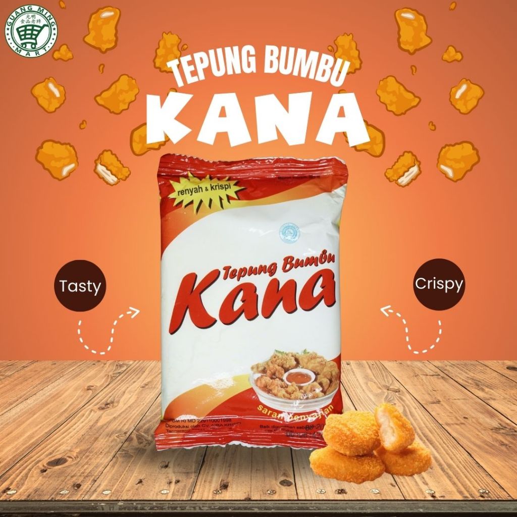 

Tepung Bumbu Kana / Tepung Goreng Krispi