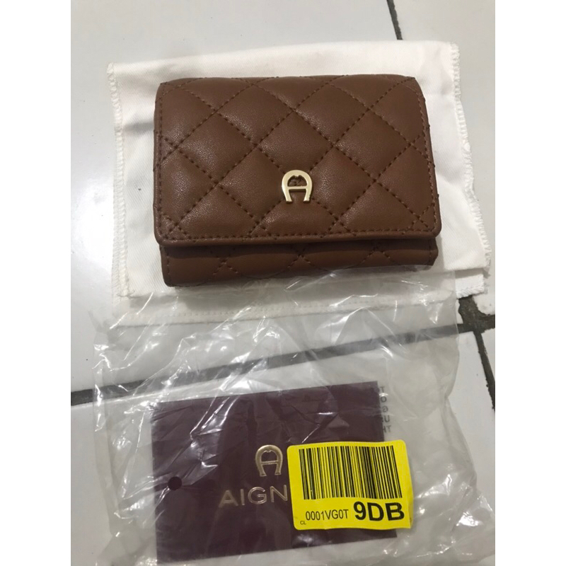 Dompet aigner cognac original germany preloved