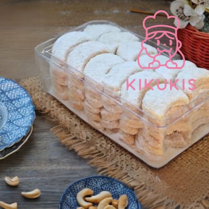 

Kue Sneeuwballen Cashew 350(g) - Premium Quality - Putri Salju Kacang Mete - Kue Kering, Kue Natal, Kue Lebaran, Kue Tahun baru, Kue Belanda