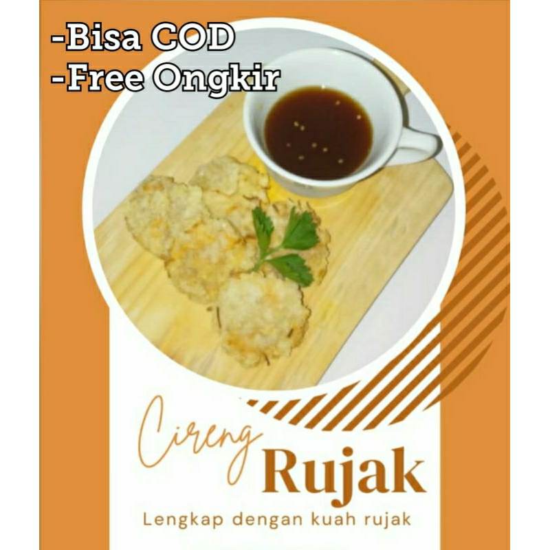 

(Khusus Batam - REGULER) Cireng Salju Bumbu Rujak. Cireng Crispy Krispi Original Sambal Rujak Khas Bandung Halal Frozen Food