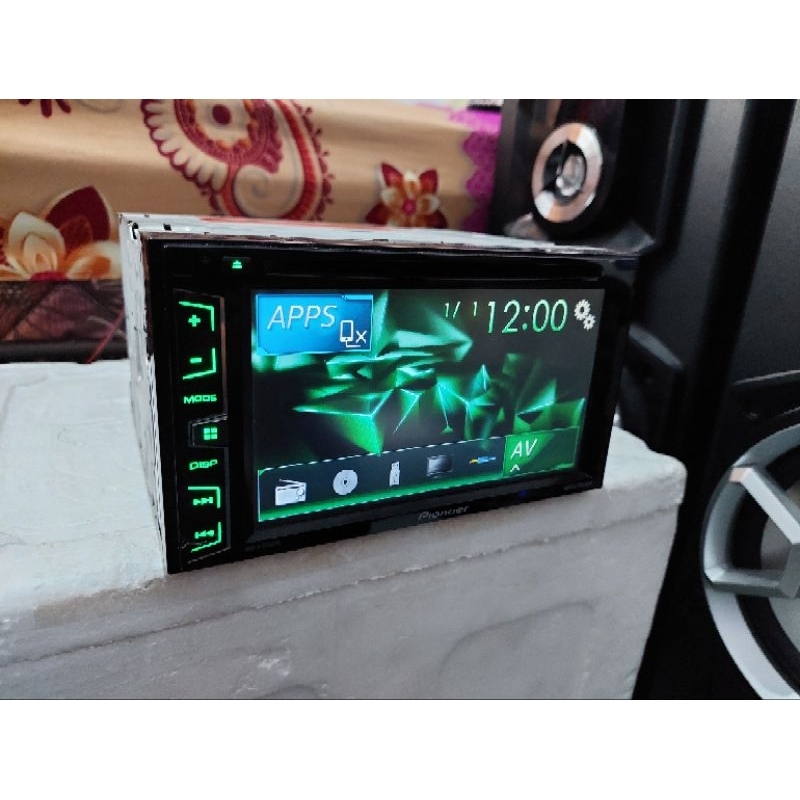 headunit branded pioneer x1750 usb sudah dsp 13 equalizer support kamera kwalitas suara bagus