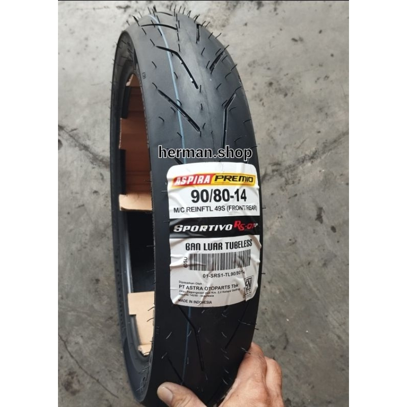 BAN ASPIRA PREMIO RS01 RS 01 ASPIRA PREMIO 90/80-14 90 80 14 100/80-14 100 80 14