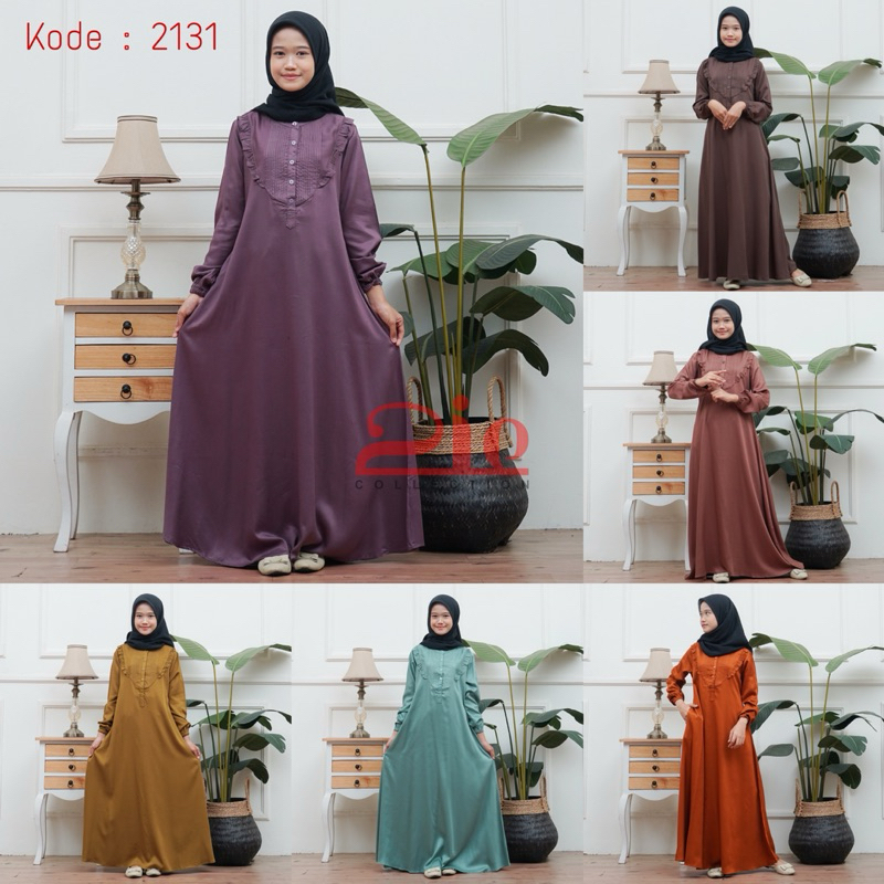 Gamis Polos Anak - Gamis Twill Anak - Gamis Rayon Twill Anak - Gamis Renda Anak - Gamis Opnesel Anak