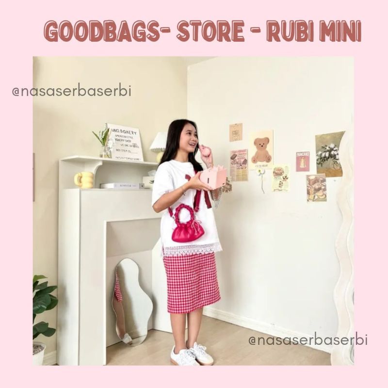 GOODBAGS - RUBI MINI BAG - TAS SLINGBAG MINI - TAS JINJING MINI