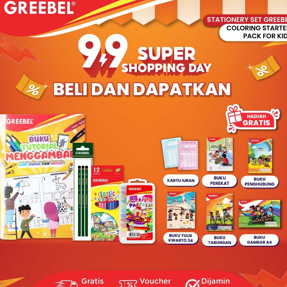 

Serba Istimewa GREEBEL Paket Mewarnai Menggambar Lengkap Paket Coloring Starter Pack For Kids