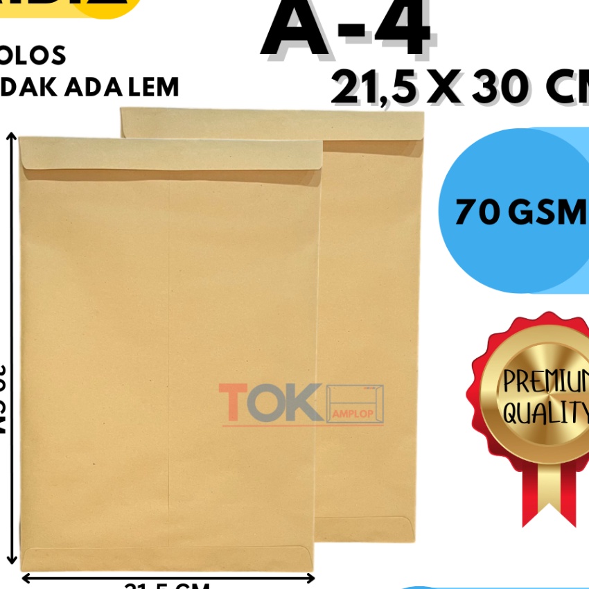 

Diskon Amplop Coklat A4 215x3Cm