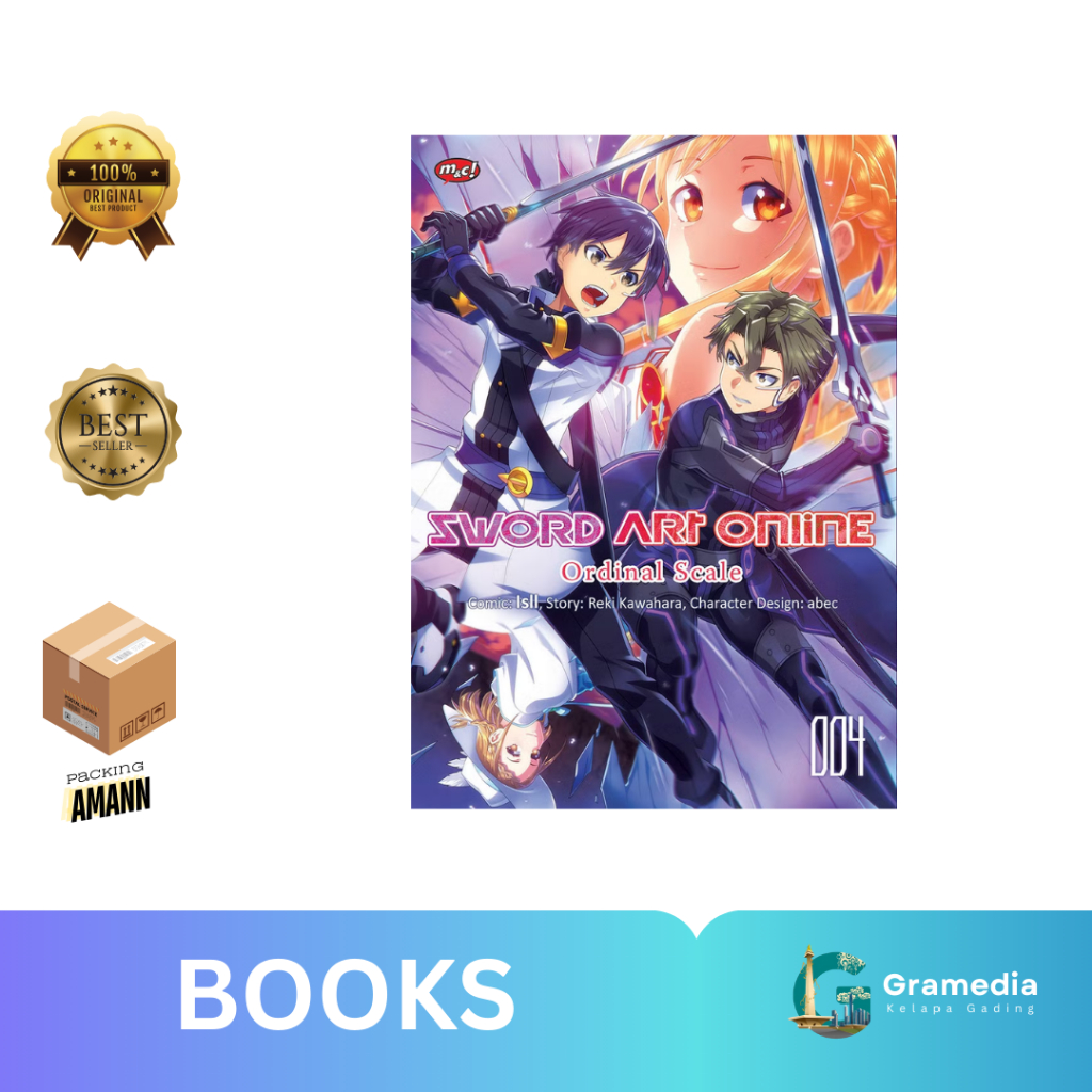 Gramedia MKG - Komik Sword Art Online The Movie - Ordinal Scale 04 (Reiki Kawahara)