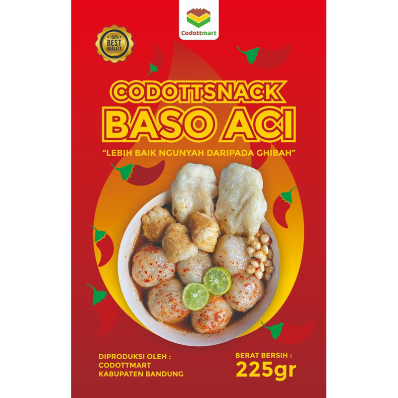 

PO maximal 7 Hari Baso Aci Jando Codottsnack by Codottmart