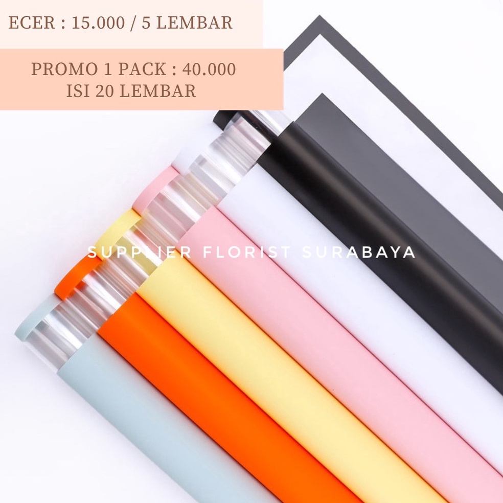 

Dapatkan Sekarang 1 PACK ISI 2 LEMBAR MIKA FRAME MFB FULL COLOR INSIDE KERTAS BUNGA CELLOPHANE WRAPPING PAPER WRAP BUNGA DIY FLORIST MIKA PLASTIK PEMBUNGKUS BUNGA KOREAN PAPER STYLE