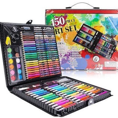 

Ready Baru Pensil Warna Art Set Full Crayon 15 Pcs Anak Alat Seni Lukis Gambar