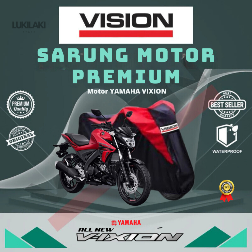 COVER SARUNG BODY MOTOR R15v3 CBR GSX150 NINJA250 VIXION MEGAPRO XABRE MMAX RXKING CB VESPA