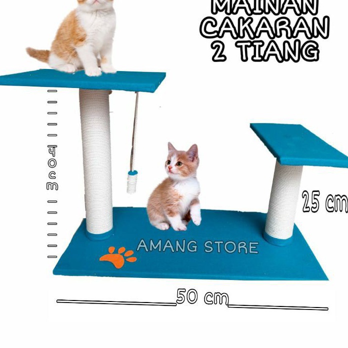 BELI mainan kucing mainan cakaran kucing garukkan kucing cat condo