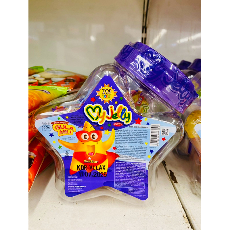 

INACO MyJelly 25 pcs - toples bintang