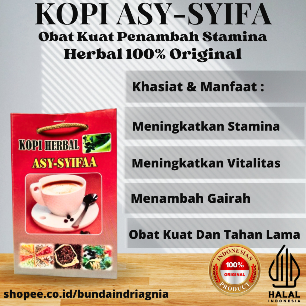 Obat Kuat Dan Tahan Lama Pria Dewasa Isi 2 Scheat VIRAL Kopi Herbal Meningkatkan Daya Tahan Tubuh