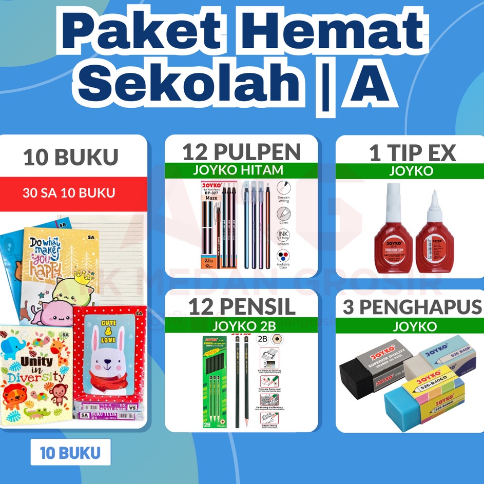 

Super Delivery PAKET SEKOLAH LENGKAP VERSI JOYKO MURAH