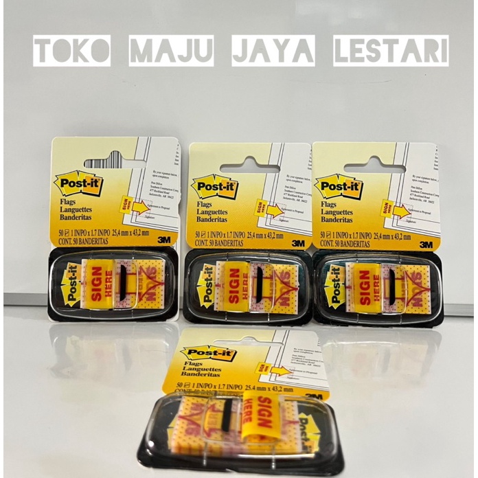 

Cepat PostIt Sn Here 3M isi 5 pcs