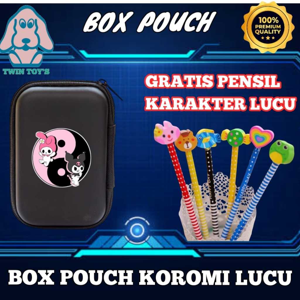 

BOX POUCH GAMBAR KOROMI,LABUBU, YUTA DAN MIO GRTIS PENSIL KARAKTER LUCU VIRAL.!!!! / BOK PENYIMPANAN KARAKTER LUCU LABUBU,KOROMI LUCU KEKINIAN