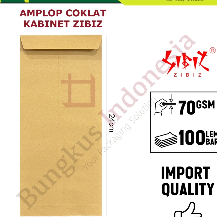 

KI3 Amplop Coklat Kabinet 18x24cm