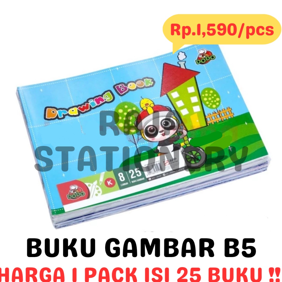 

Super Peminat SIDU DRAWING BOOK B5 DODO KECIL BUKU GAMBAR B5 SKETSA ANAK DODO BY SINAR DUNIA PACK 25PCS