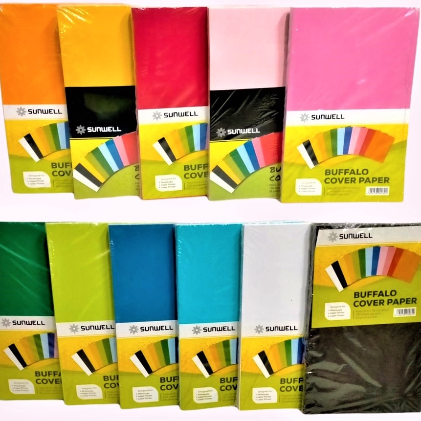

FG2 KES KARTON BC COVER JILID FOLIO BUFALO POLOS WARNA 15 GSM ISI 1 LEMBAR