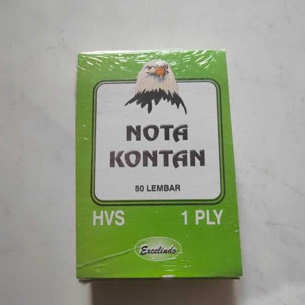 

HJ6 Buku Bon Nota Kontan Kecil Rangkap 1 ply Excellindo isi 1 buku