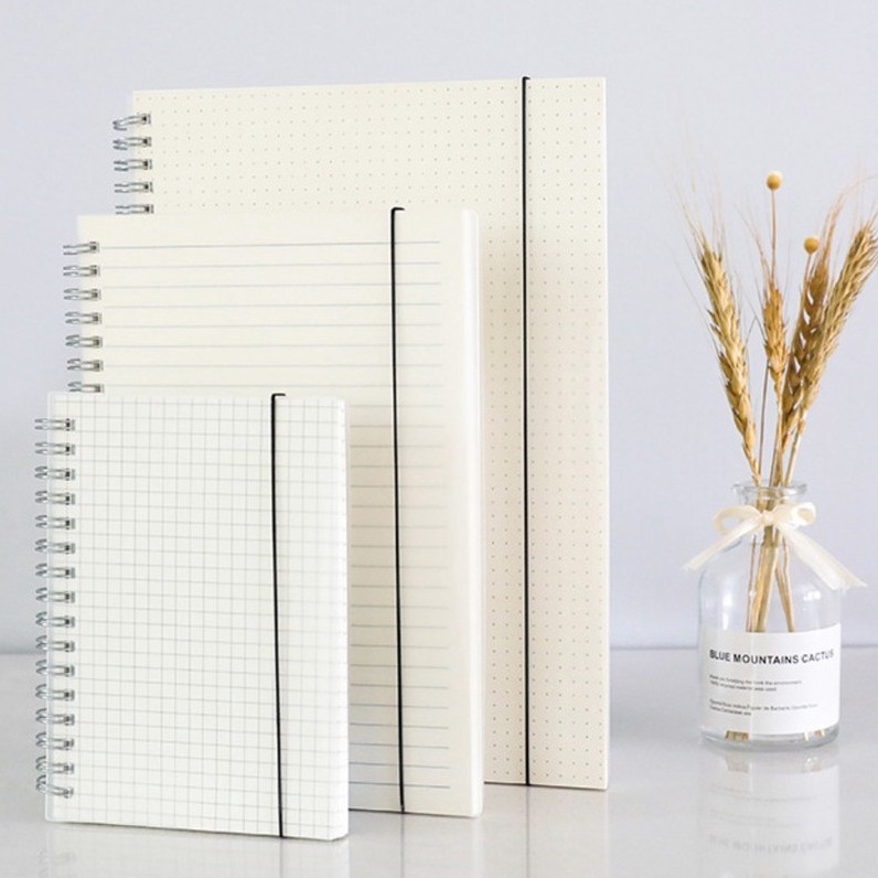 

Gila DAY7 Buku tulis catatan notebook jurnal B5 A5 A6 isi 8 lembar cover transparan kes grid dot garis dan kosong