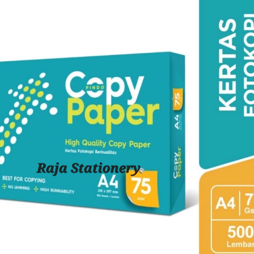 

Gila COPY PAPER A4 F4 75GR KES HVS A4 F4 75GR ANTI MACET