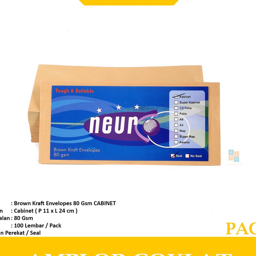 

Terbaru NEURO Amplop Coklat Ukuran Cabinet Seal Pack
