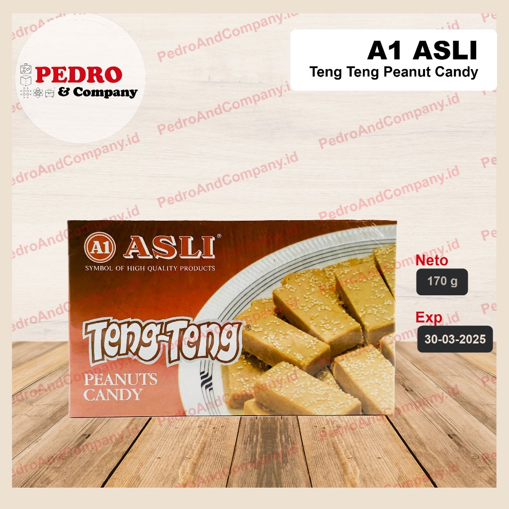 

A1 asli teng teng peanut candy 170 gram - permen kacang