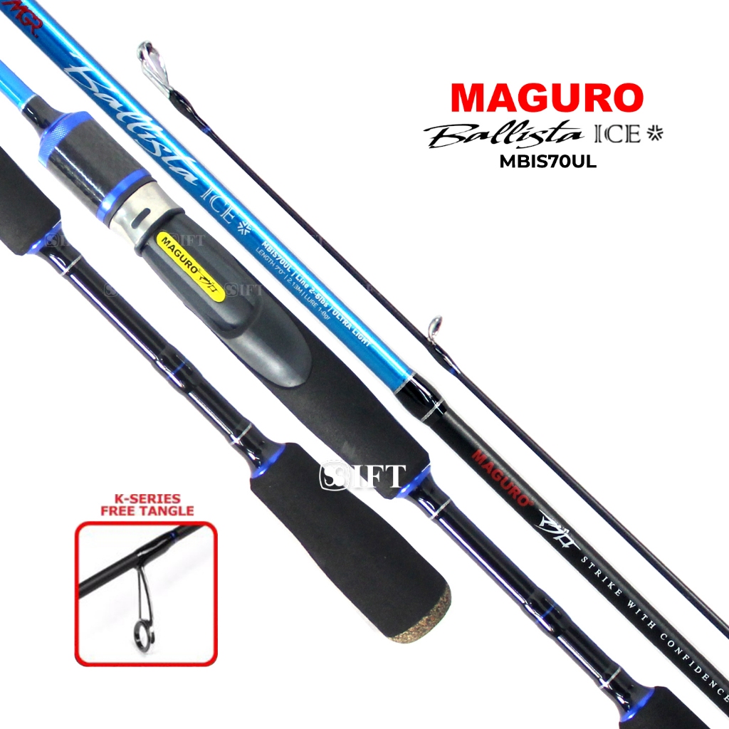 Joran UL Maguro BALLISTA FLAME / ICE 198/213 | 2-6 lbs | Ultra Light Casting Ultralight Spinning