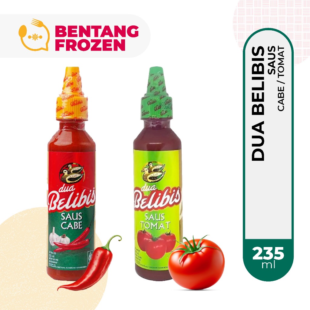 

Dua Belibis Saus Cabe / Saus Tomat Botol 235ml