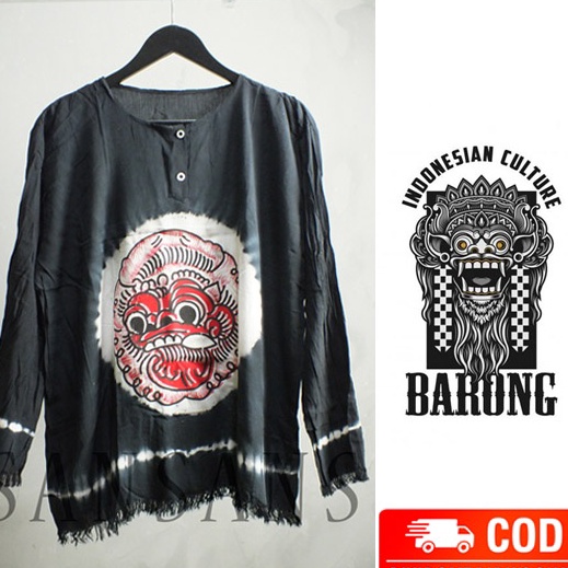 BARANG TERUPDATE ORIGINAL BAJU BARONG BALI PRIA DAN WANITA LENGAN PANJANG